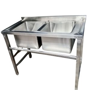 Commercial Stainless Steel Double Sink