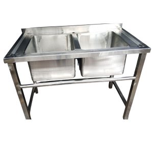 Commercial Stainless Steel Double Sink