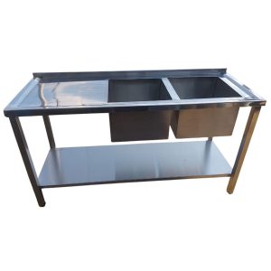 Commercial Stainless Steel Double Sink