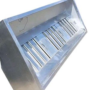 Commercial Stainless Steel Kitchen Hood with Extractor Fan