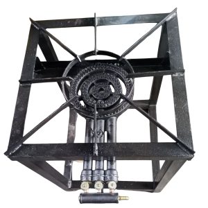 Commercial Three-Ring Gas Cooker