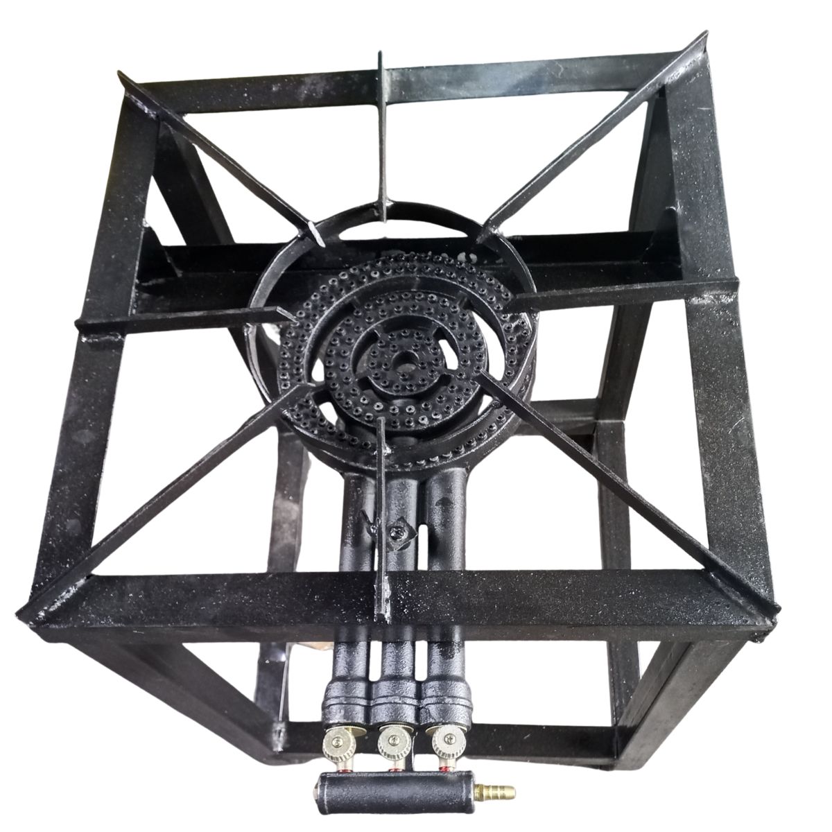 Commercial Three-Ring Gas Cooker