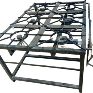 Mild Steel Combine Gas Cooker with High & Low Pressure Burners