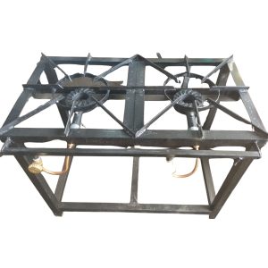 Mild Steel Two-Burner Gas Cooker
