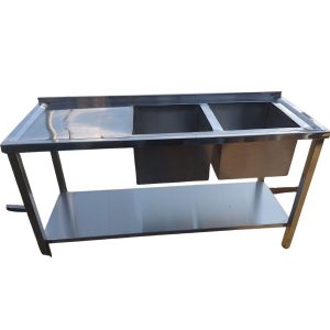 Stainless Steel Commercial Double Sink