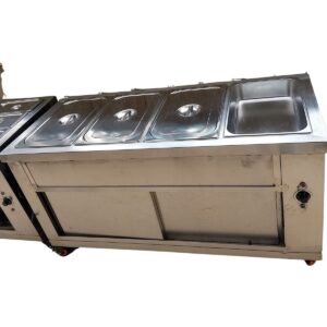 Stainless Steel Electric Food Warmer with Cabinet