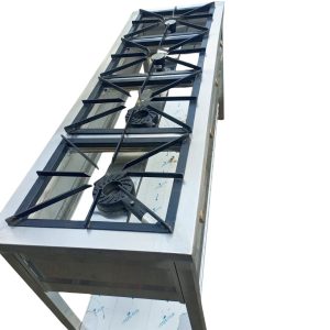 Stainless Steel Four-Burner Gas Cooker