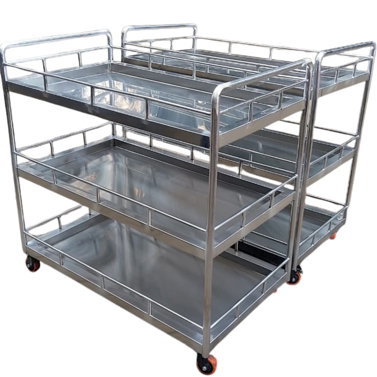 Stainless Steel Hospital Trolley