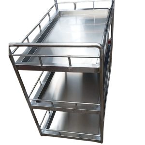 Stainless Steel Hospital Trolley