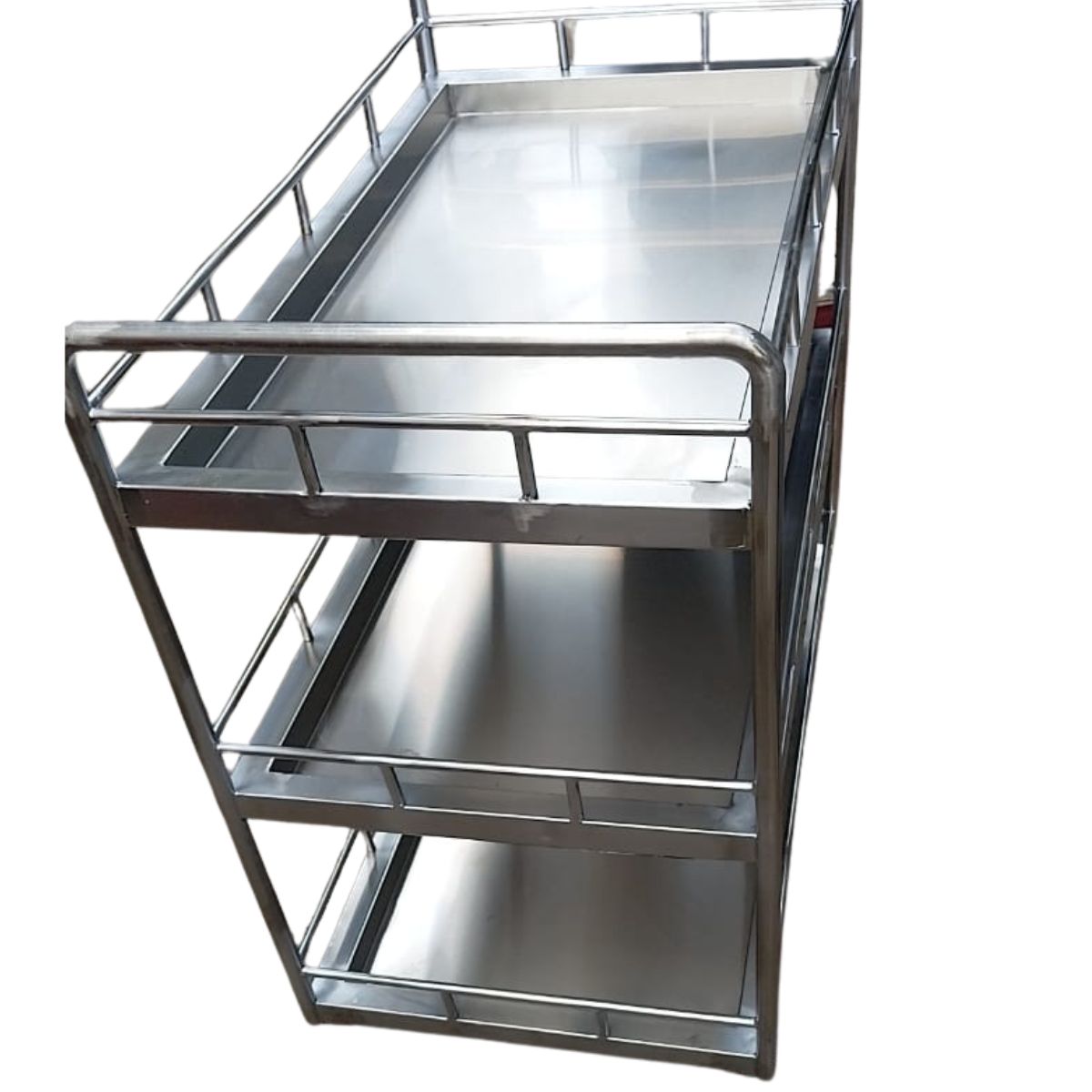 Stainless Steel Hospital Trolley