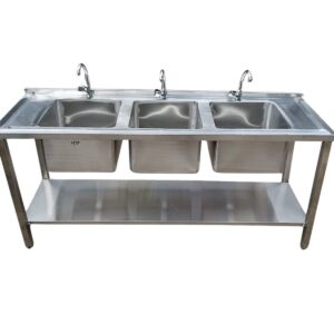 Stainless Steel Triple Kitchen Sink
